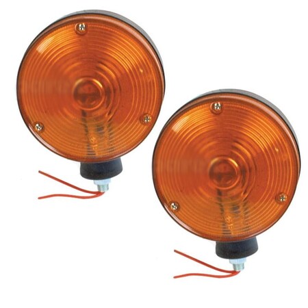 Aic Replacement Parts New Safety WARNING LIGHT PAIR 12 Volt Fits Ford New Holland Tractor Equipme ELJ50-0376_x2